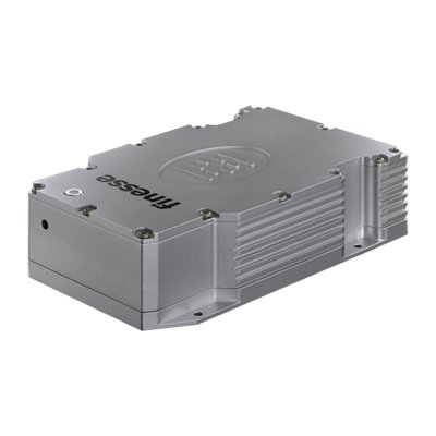 Finesse solid-state continuous wave laser on a white background