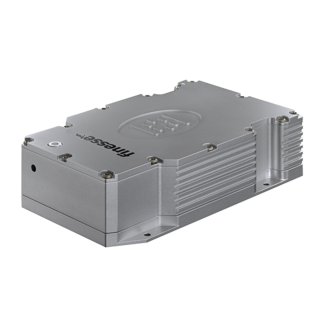 Finesse solid-state continuous wave laser on a white background