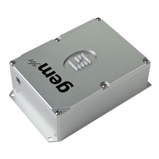 Gem solid-state continuous wave laser on a white background