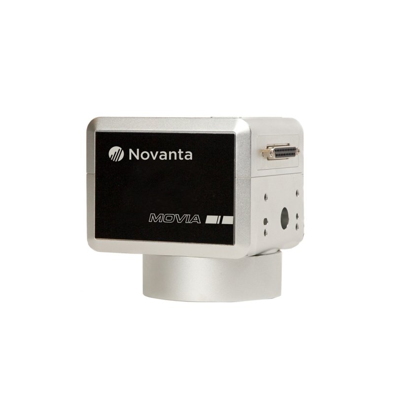 MOVIA scan head on a white background
