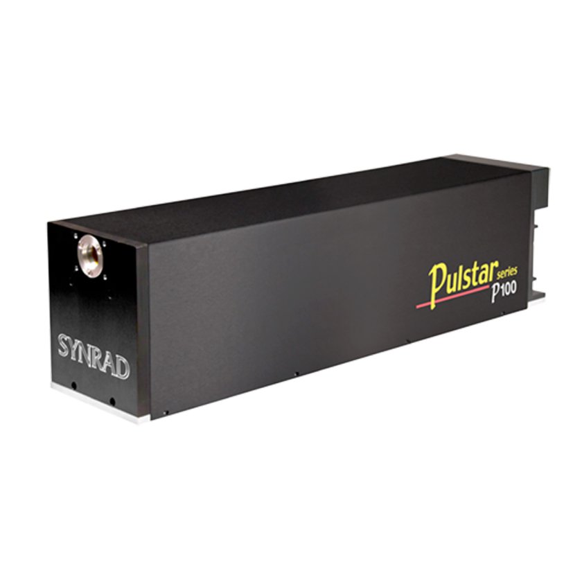 P-Series 100–400 watt pulsed CO2 laser on a white background