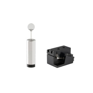 CRS resonant scanner on a white background