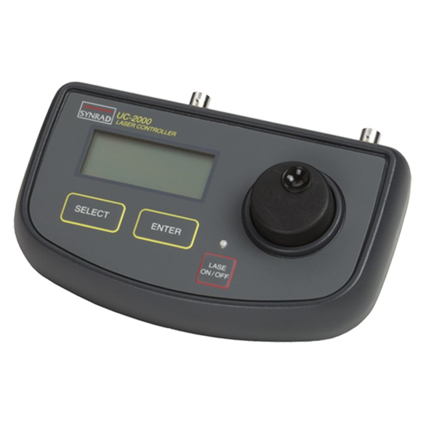 UC-2000 CO2 laser controller on a white background