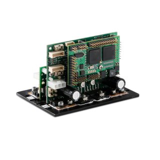 XY galvanometer set on a white background