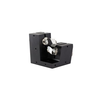 XY galvanometer set on a white background