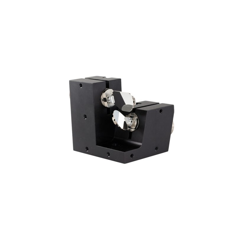 XY galvanometer set on a white background