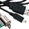 USB‑to‑RS‑232 adapter cable