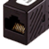 Cat5e inline Ethernet coupler with female‑to‑female ports