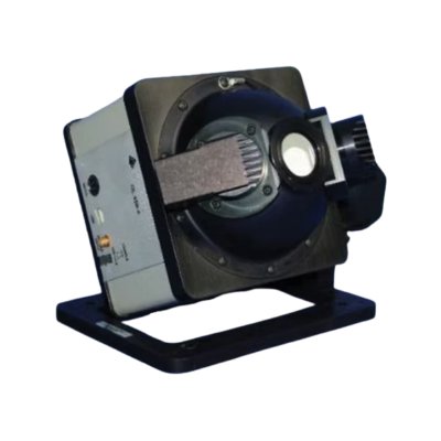 Picture of a PR-400 LED integrating sphere on a white background