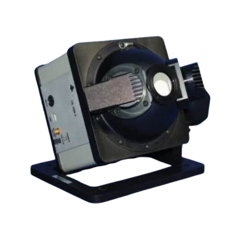 Picture of a PR-400 LED integrating sphere on a white background