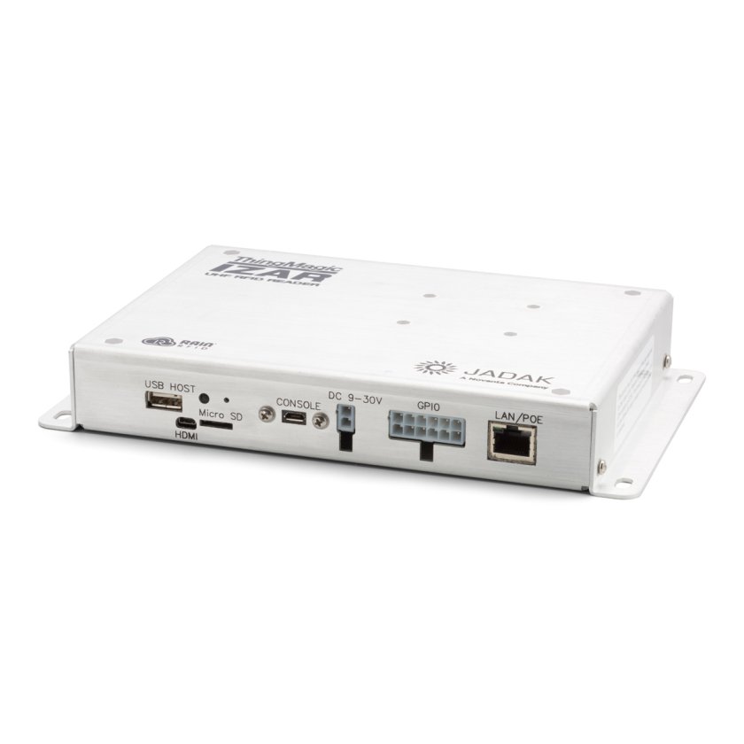 JADAK ThingMagic IZAR Fixed Mount RAIN UHF RFID Reader bottom view