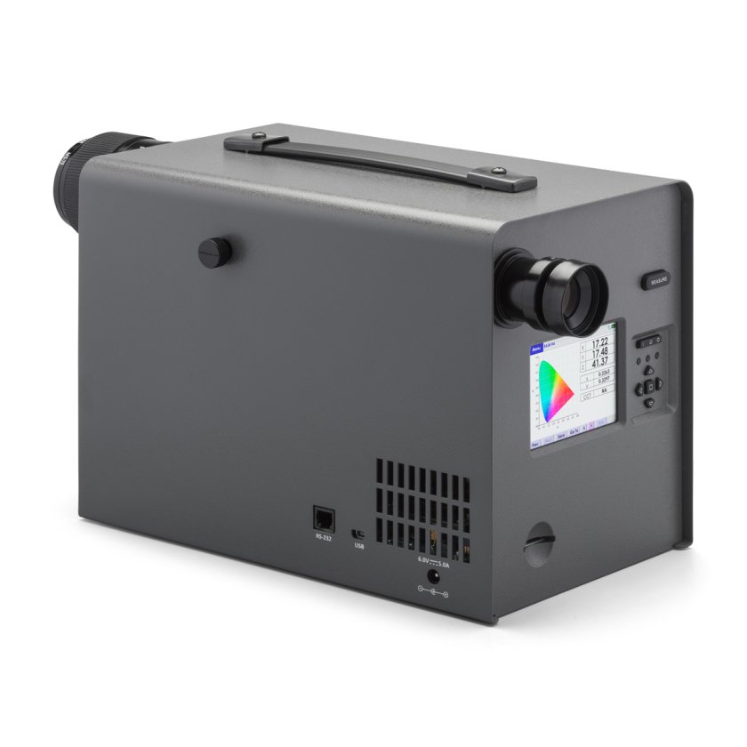Novanta Photo Research SpectraScan PR 1050 screen view