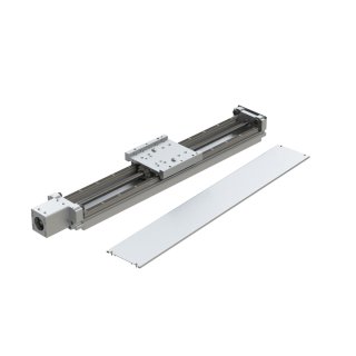 HDS75 heavy‑duty linear‑guide stage on white background