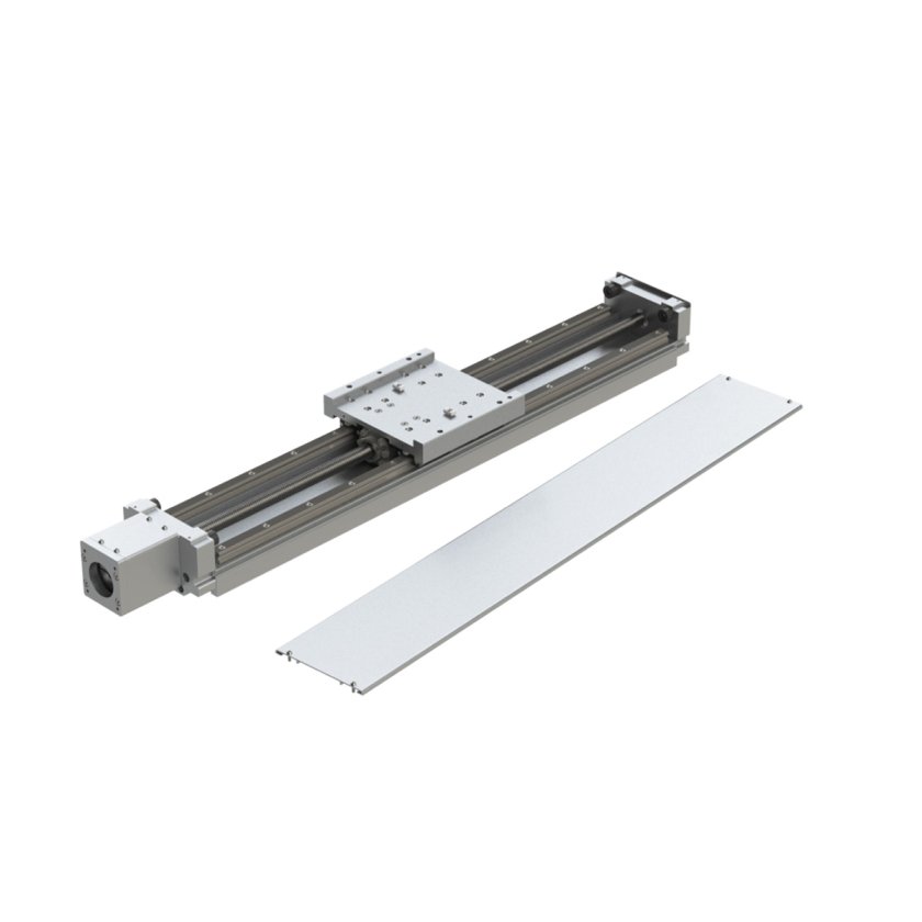 HDS75 heavy‑duty linear‑guide stage on white background