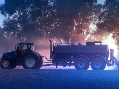 Embedded touchscreen display integrated into farming equipment