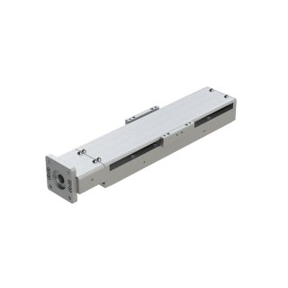LGS25 linear guide stage, 25 mm height, on white background