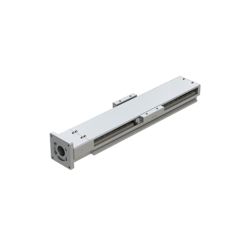 LGS33 linear guide stage, 33 mm height, on white background