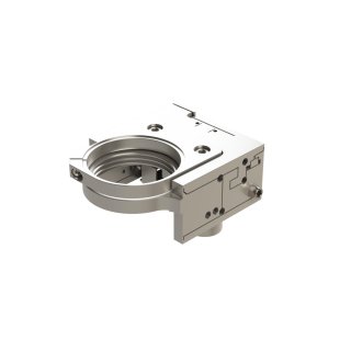 nPFocus100 piezo Z‑axis focus stage on white background