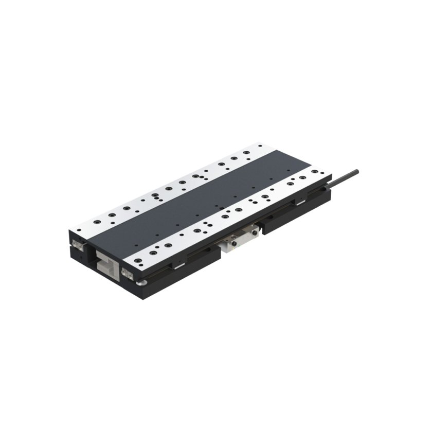 nPL70L linear motor stage on white background