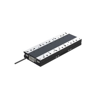 nPL70L linear motor stage on white background