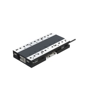 nPL70M linear motor stage on white background