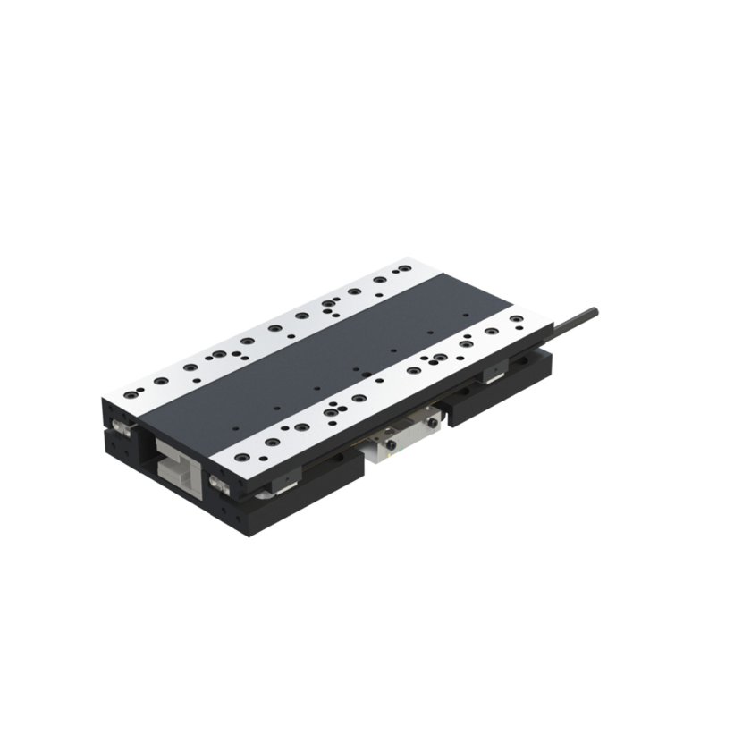 nPL70M linear motor stage on white background