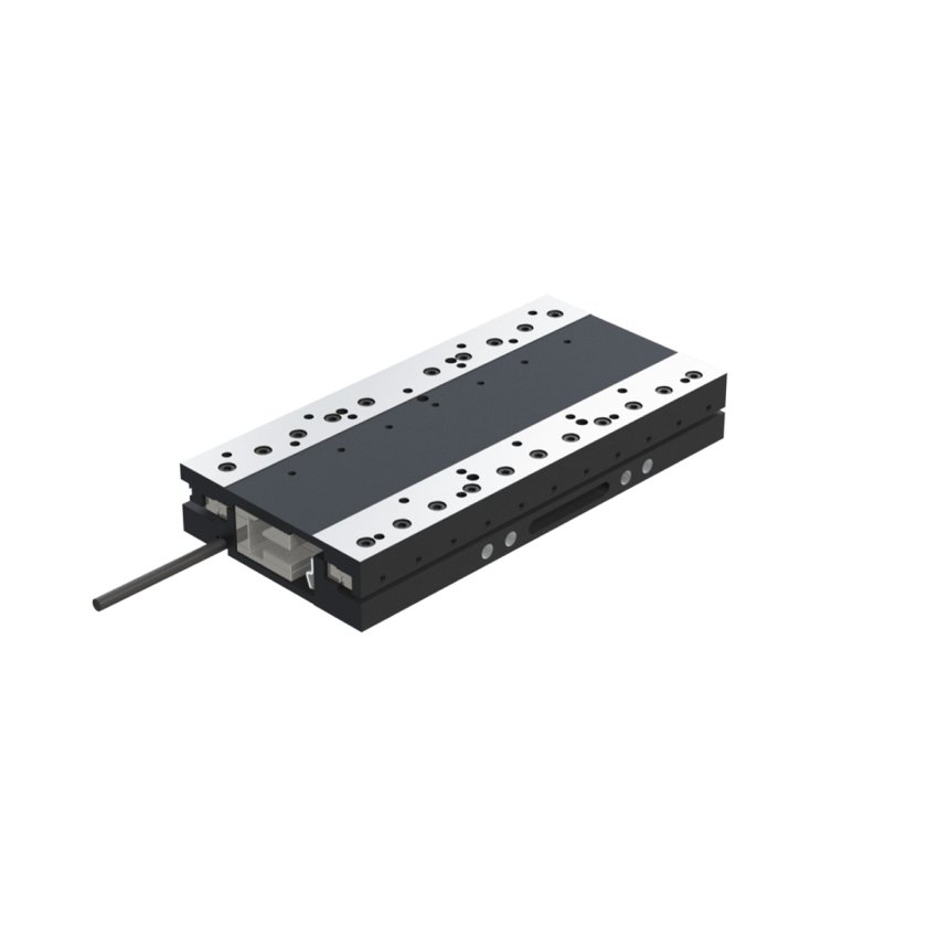 nPL70M linear motor stage on white background