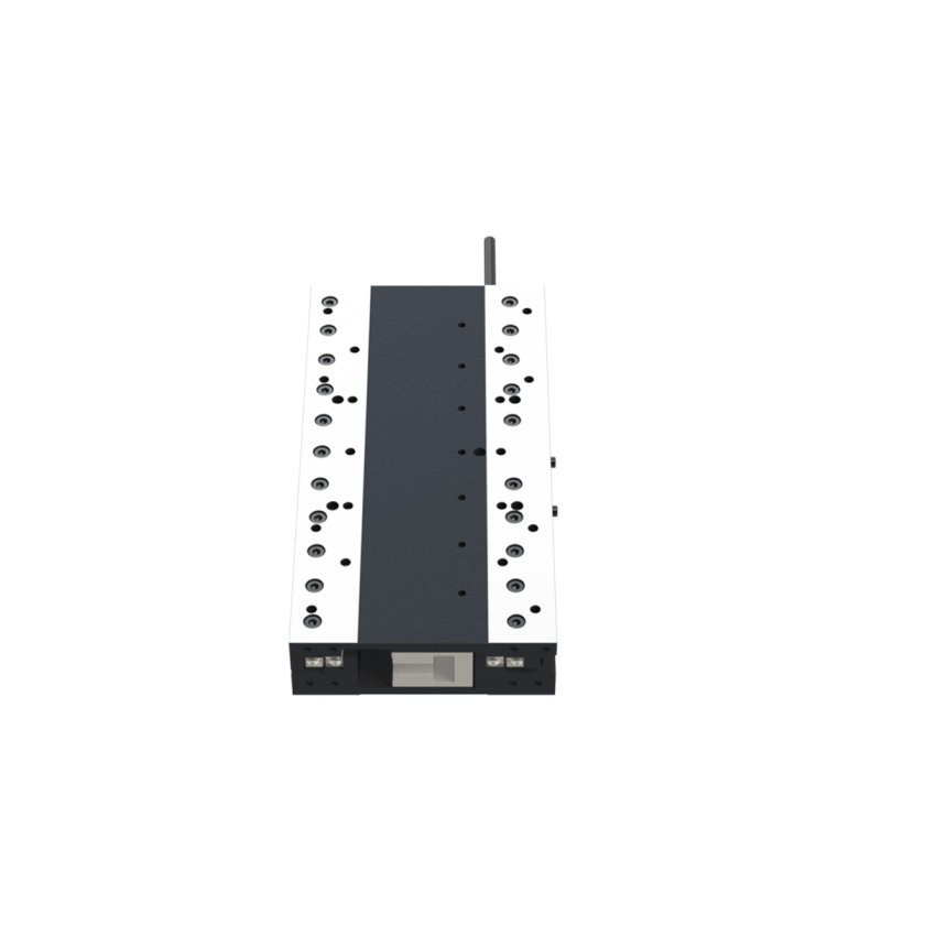 nPL70M linear motor stage on white background