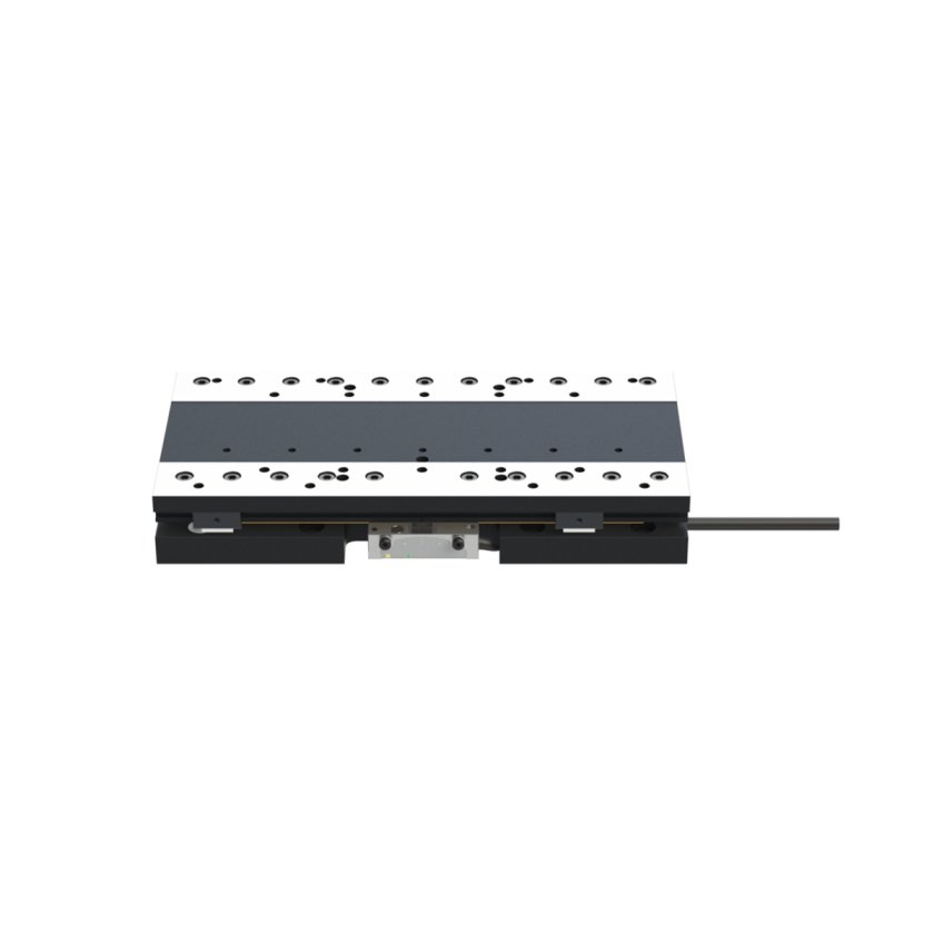 nPL70M linear motor stage on white background