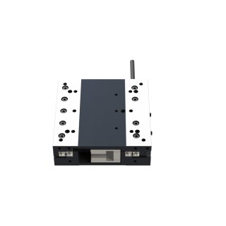 nPL70S linear motor stage on white background