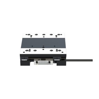 nPL70S linear motor stage on white background