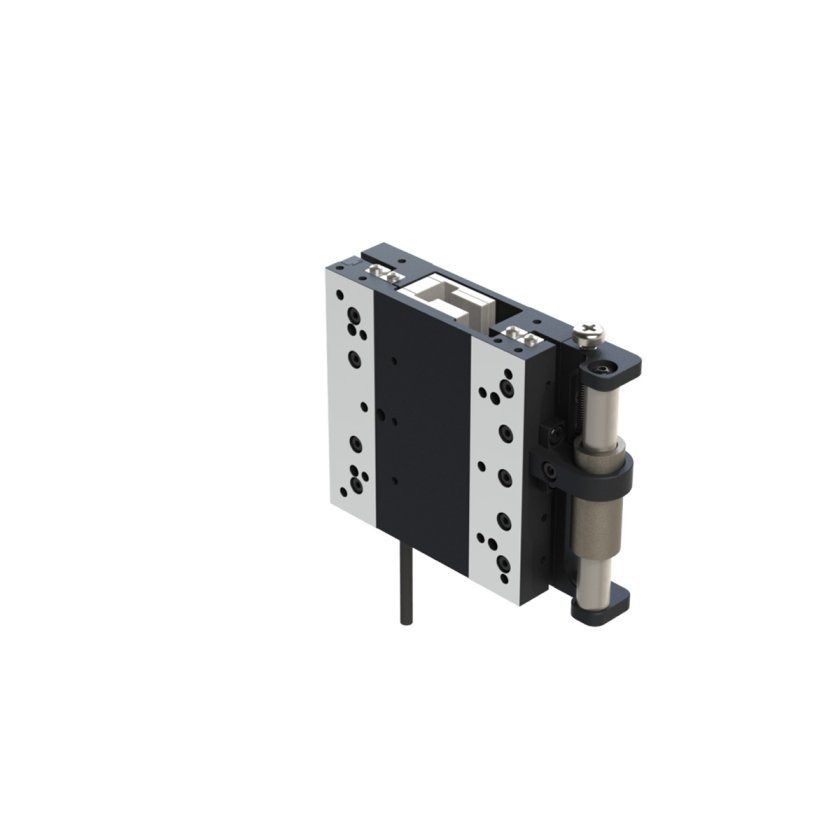 nPL70Z linear motor stage on white background