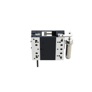 nPL70Z linear motor stage on white background