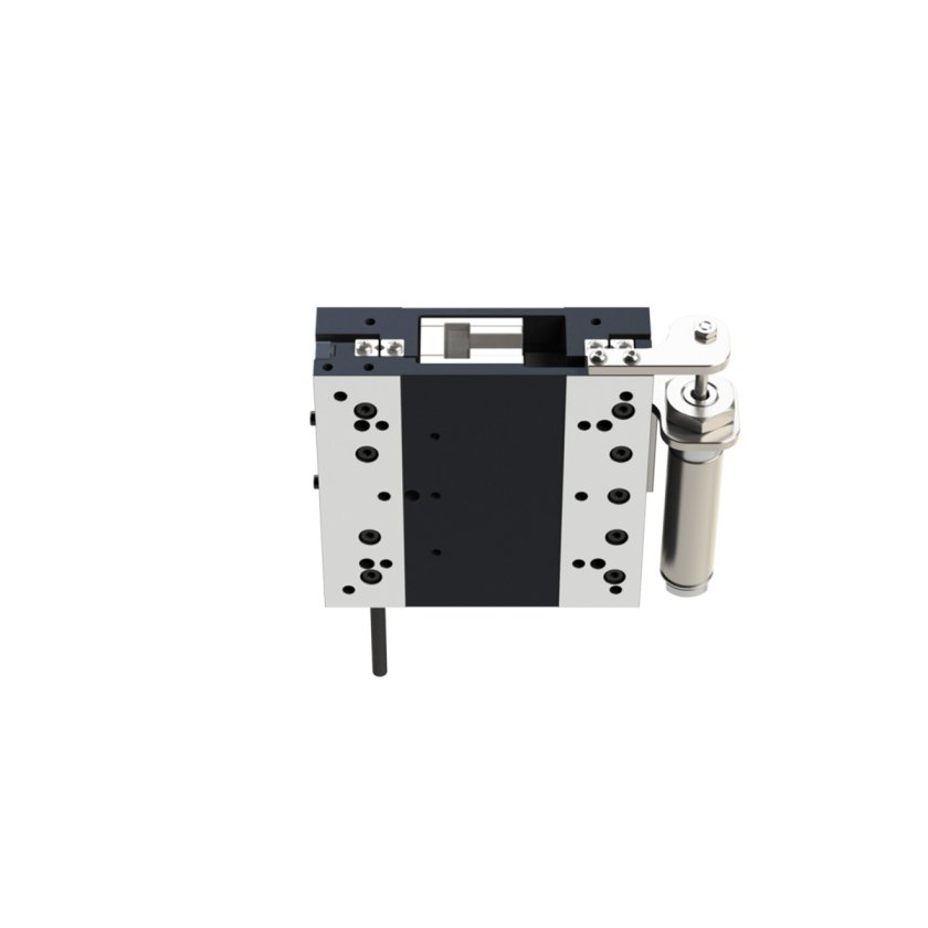 nPL70Z linear motor stage on white background