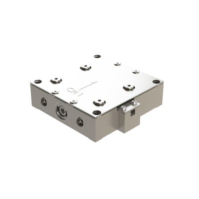 nPX300 compact piezo stage on white background