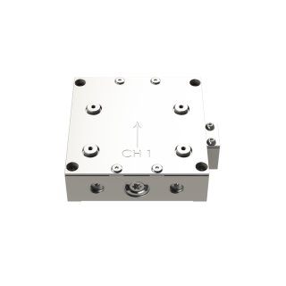 nPX300 compact piezo stage on white background