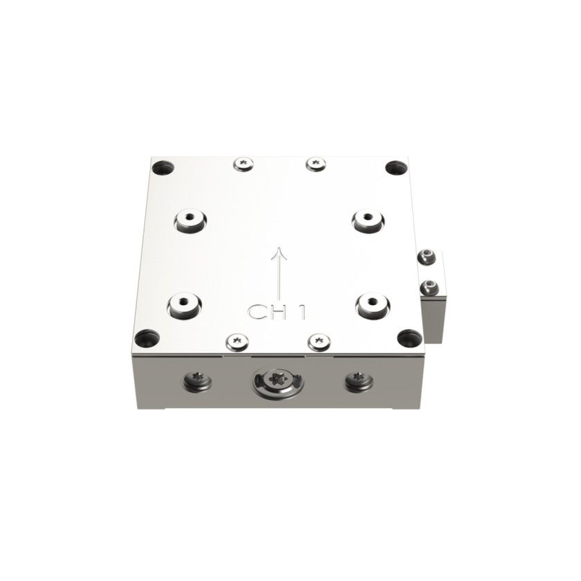 nPX300 compact piezo stage on white background