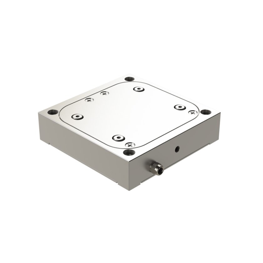 nPX600 compact piezo stage on white background