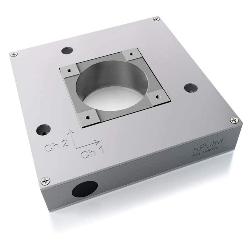 nPXY200‑101 high‑precision piezo XY stage on white background