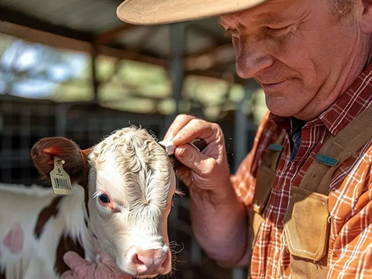 RFID technology used in agricultural tracking applications