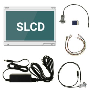 Depiction of a SLCD Development Kit on a white background