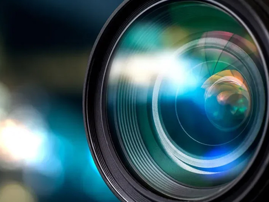 Industrial machine vision camera mounted on automated equipment