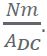 Nm / ADC