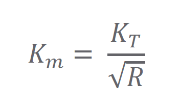 Motor constant resistance