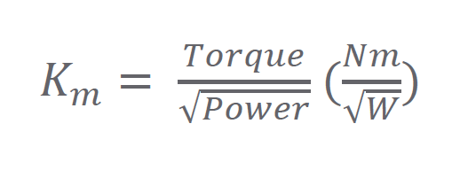 Motor constant