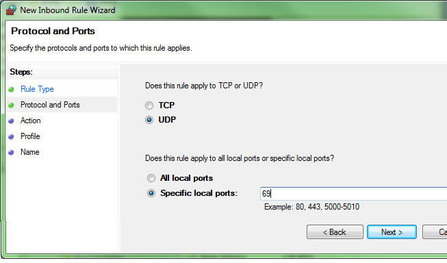 Windows Firewall Configuration