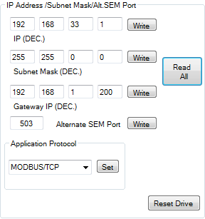 Ethernet Configuration Utility