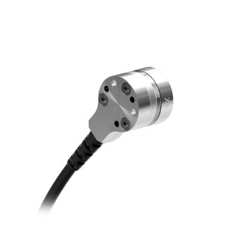 A small force torque sensor with external wire from radial port