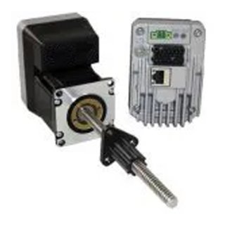 An image of a Liberty MDrive LMD23 NEMA 23 Ethernet TCP/IP External Linear Actuator stepper motor with IP20