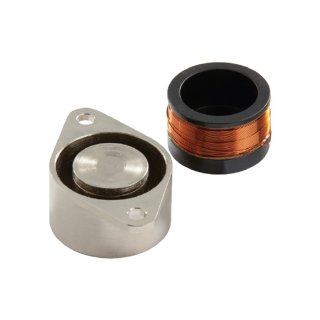 An image of an round body Juke motor on a white background